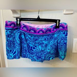 NWT- Size 14- Calah Skirted bottom- Bermuda Blue Ocean Motion Engineered